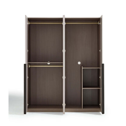 MOE Grey 4 Door Wardrobe-4