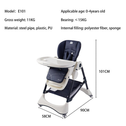 New Era Grey Multifunctional Baby High Chair-1