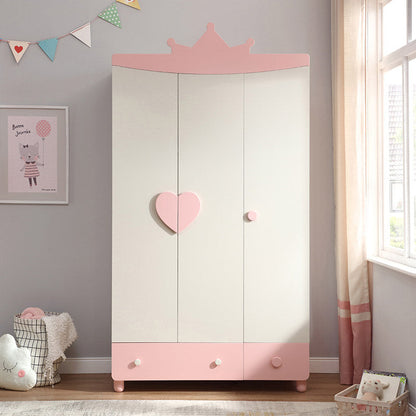 Princess Isabella Pink Wardrobe Cabinet-0