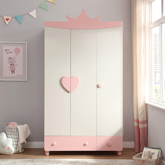 Princess Isabella Pink Wardrobe Cabinet-0