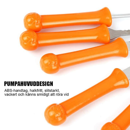 Pumpa Carving Kit i rostfritt stål