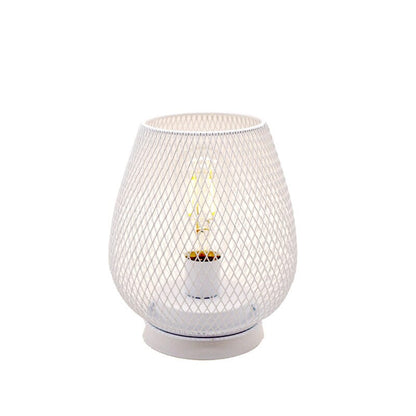 Retro Industriell Bordslampa – Batteridriven & Stilren Nattlampa