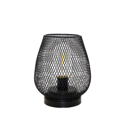 Retro Industriell Bordslampa – Batteridriven & Stilren Nattlampa