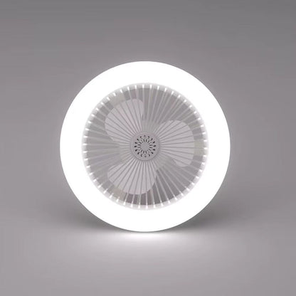Roterbar 3-i-1 Takfläkt med LED-Belysning – Smidig Installation i E27 Lampsockel