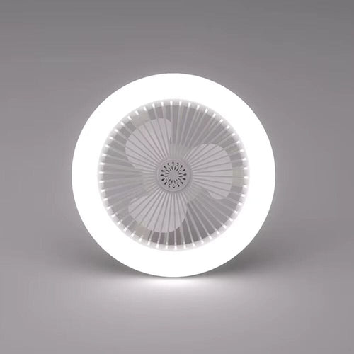 Roterbar 3-i-1 Takfläkt med LED-Belysning – Smidig Installation i E27 Lampsockel