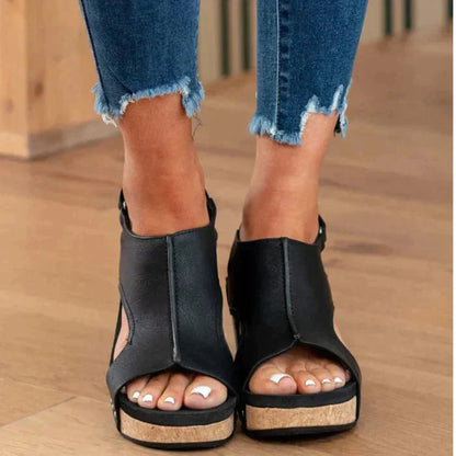 Sandaler med kilklack