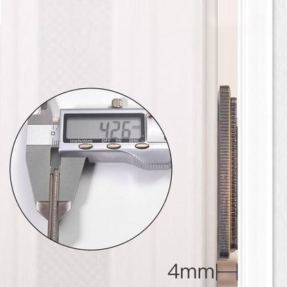 Smala osynliga dörrmagneter för skåp