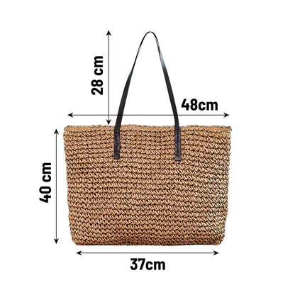 SunTote™ - Väska i vävt strå