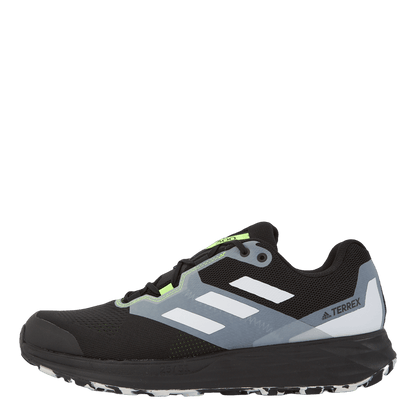 Terrex Two Flow Trail Running Shoes Core Black / Crystal White / Solar Yellow