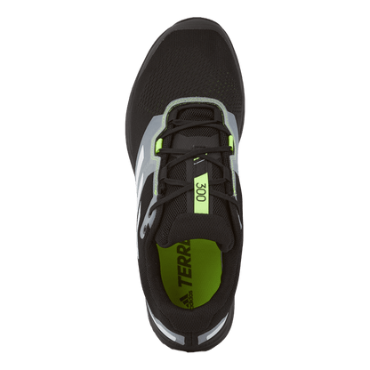 Terrex Two Flow Trail Running Shoes Core Black / Crystal White / Solar Yellow