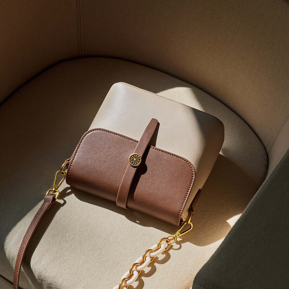 Timeless Flap Leather Shoulder Bag-4