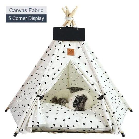 Tipi tält för hund och katt – mysig och trygg sovplats
