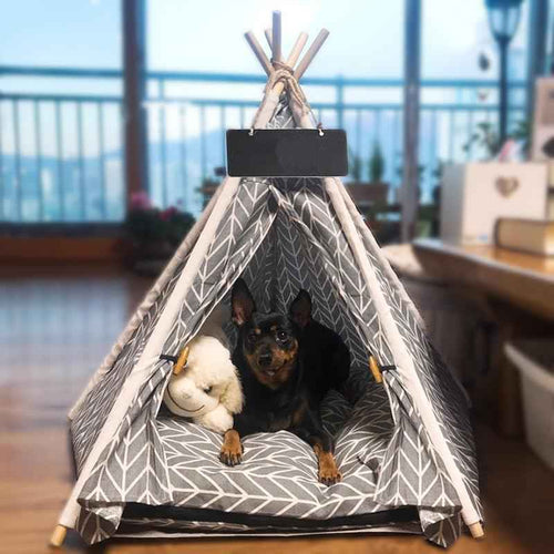 Tipi tält för hund och katt – mysig och trygg sovplats