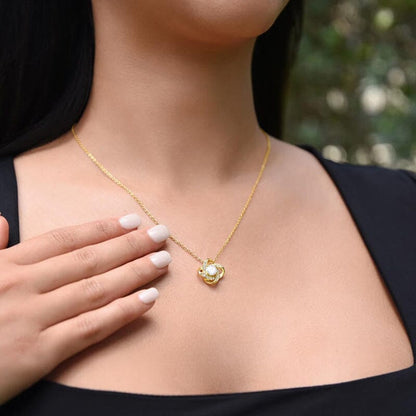 To My Love - Halsband - Med äkta ros - present till henne
