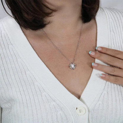 To My Love - Halsband - Med äkta ros - present till henne