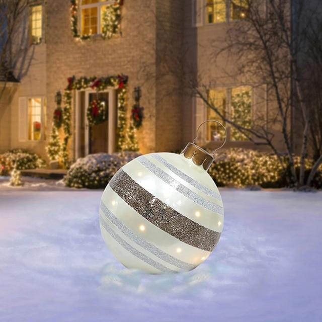Uppblåsbara enorma julgranskulor