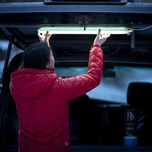 Uppblåsbar Campinglampa – Smart och Portabel Belysning för Alla Äventyr - USB