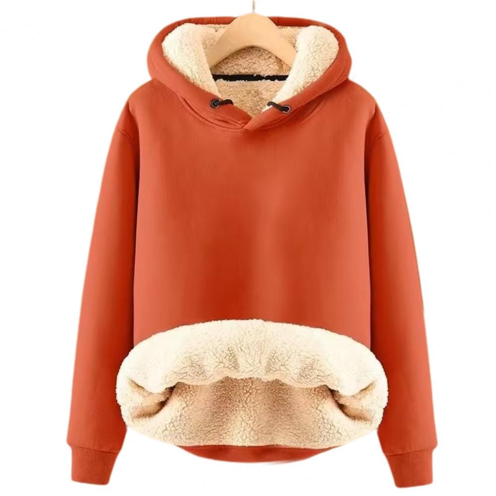 Varm Hoodie med Plysch