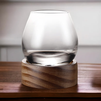 Woody Glas Rund